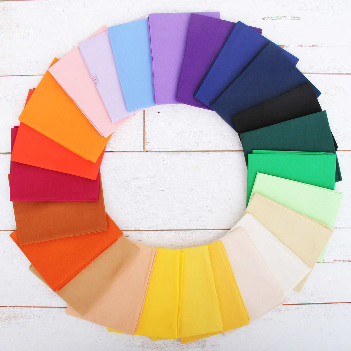 Solid Cotton Fabric Sold By The Yard