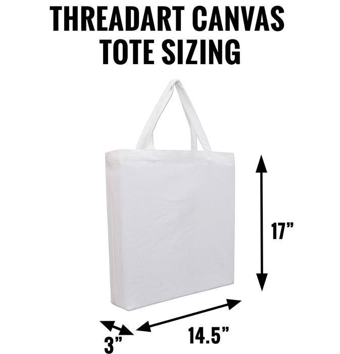 Color Your Own Tote Bag - Beauty Shoppe Design (Without Markers) - Threadart.com