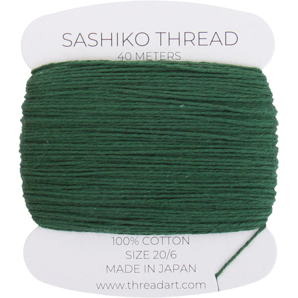 Sashiko Thread 20/6 • Forest Green