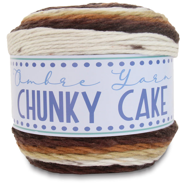 Ombre Yarn - Big Chunky Yarn Cake - Desert Sands – Thick Super Bulky #6 - Threadart.com