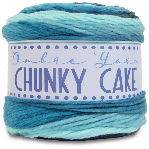 Ombre Yarn - Big Chunky Yarn Cake - Winter Forest – Thick Super Bulky #6 - Threadart.com