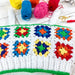 Crochet 100% Pure Cotton Yarn #4 Set  - 6 Pack of Rainbow Colors - Threadart.com