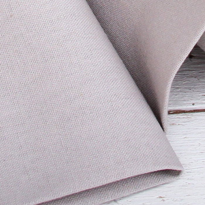 Premium Linen Fabric By The Yard - Silver 55" Width - Cotton Linen Blend Fabric For Embroidery, Apparel, Cross Stitch - Threadart.com