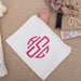 Personalized Makeup Bag With 3 Initial Monograms - Customize With Embroidered Monograms - Threadart.com