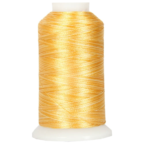 Multicolor Polyester Embroidery Thread No. 15 - Variegated Sunray - Threadart.com