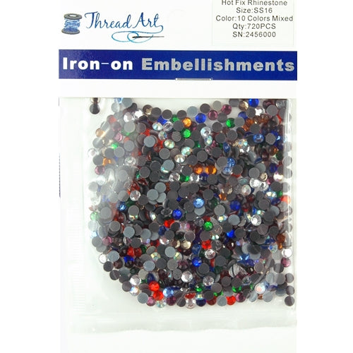 Hot Fix Rhinestones-SS16-Mixed - 720 stones - Threadart.com