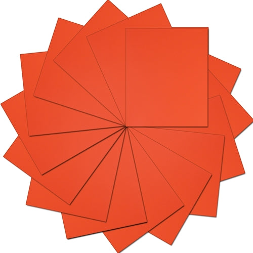 Orange Iron On Vinyl - Heat Transfer Pack of  Sheets - Threadart.com