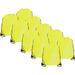 10 Drawstring Tote Bags - Neon Yellow - Threadart.com