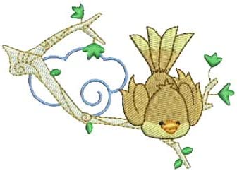 Machine Embroidery Designs - Birds Waiting(1) - Threadart.com