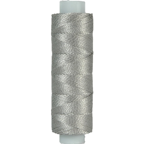 Perle (Pearl) Cotton Thread - Size 8 - Pearl Gray - 75 Yard Spools - Threadart.com