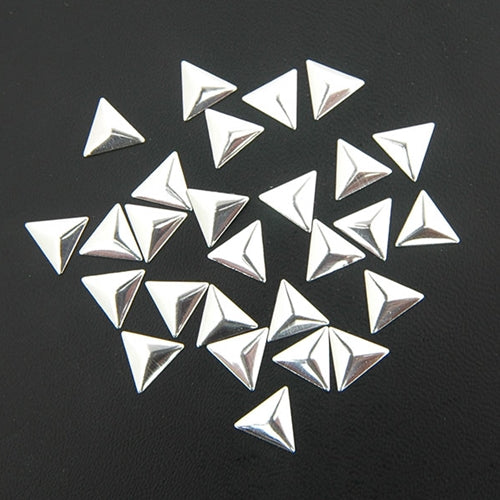 Specialty Nailhead - Silver Triangle 10x10mm - 1 Gross - Threadart.com
