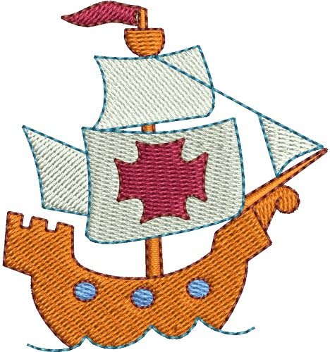 Machine Embroidery Designs - Boats(1) - Threadart.com