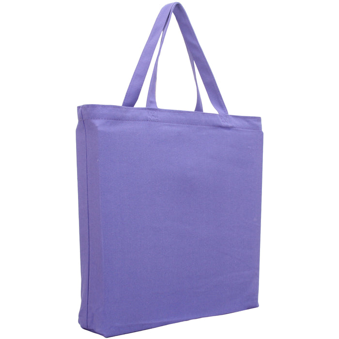 Blank Canvas Tote Bag - Periwinkle - 100% Cotton- 14.5x17x3 - Threadart.com