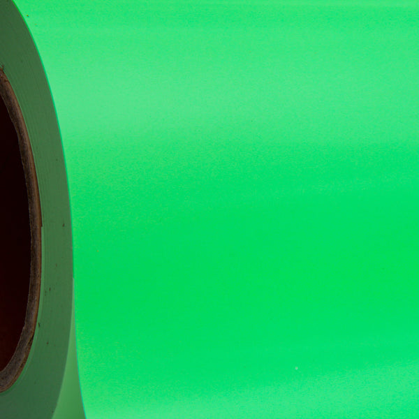 Green Glow in the Dark 20" Heat Transfer Vinyl Film By The Yard - Threadart.com