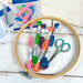 DIY Custom Felt Embroidery Tote Bag Kit - Pastel Happy Applique - Threadart.com