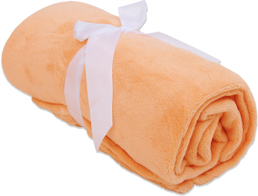 Plush Fleece Blanket - Coral - Threadart.com