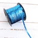6MM Sequin String 80YD Roll - Blue Faceted Metallic - Threadart.com