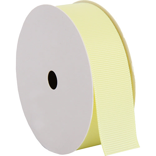Grosgrain Ribbon 7/8" - 10 Yards - Pale Yellow - Threadart.com