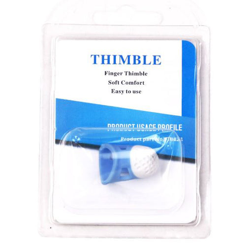 Blue Soft Comfort Thimble - Threadart.com