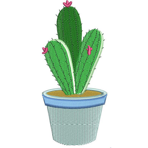 Machine Embroidery Designs - Cactus Garden - Threadart.com