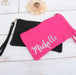 Personalized Canvas Wristlet Bags with Custom Printed Text - Threadart.com