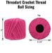 Cotton Crochet Thread Set - Bright Colors - Size 10 - Five 175 Yd Balls - Threadart.com