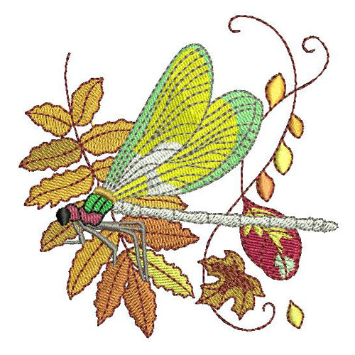 Machine Embroidery Designs - Dragonflies(1) - Threadart.com