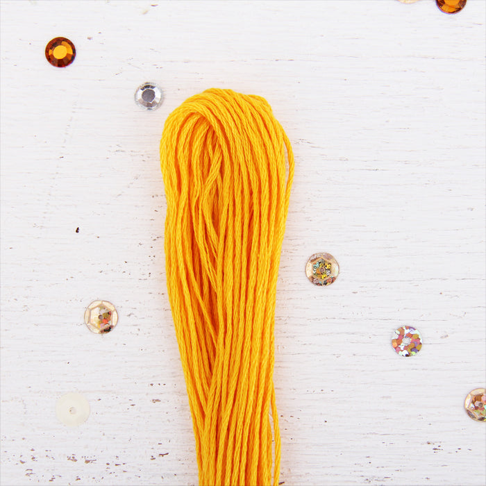 Gold Premium Cotton Embroidery Floss - Six Strand Thread - No. 404 - Threadart.com