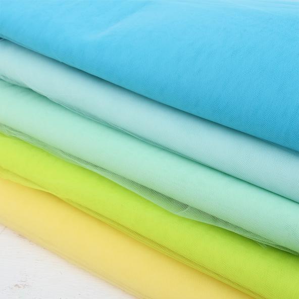 Premium Soft Tulle Fabric - 20 Yards by 54" Wide - Silver - Threadart.com