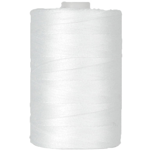 Cotton Quilting Thread - White - 1000 Meters - 50 Wt. - Threadart.com