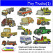 Machine Embroidery Designs - Toy Trucks(1) - Threadart.com