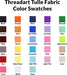 Premium Soft Tulle Fabric - 20 Yards by 54" Wide - Pink - Threadart.com