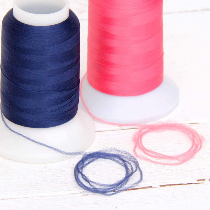 Wooly Nylon Thread - 1000m Spools - Blue - Threadart.com