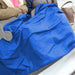 Waterproof Picnic Blanket - 79"x55" - Royal Blue/Grey - Camping Sports - Threadart.com