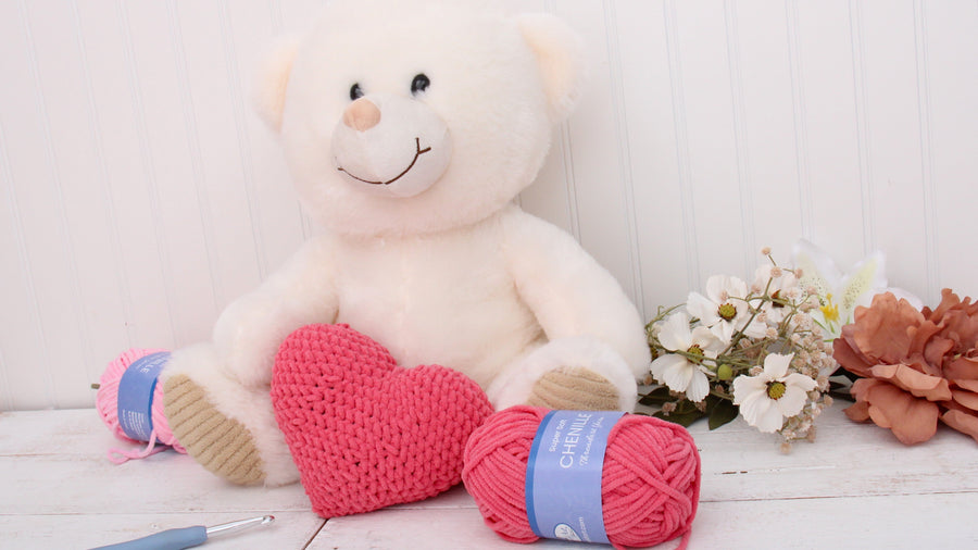 Crochet a Heart Plushie