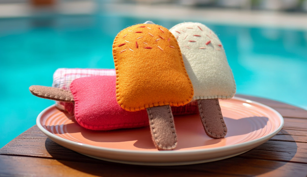 How to make Felt Popsicles