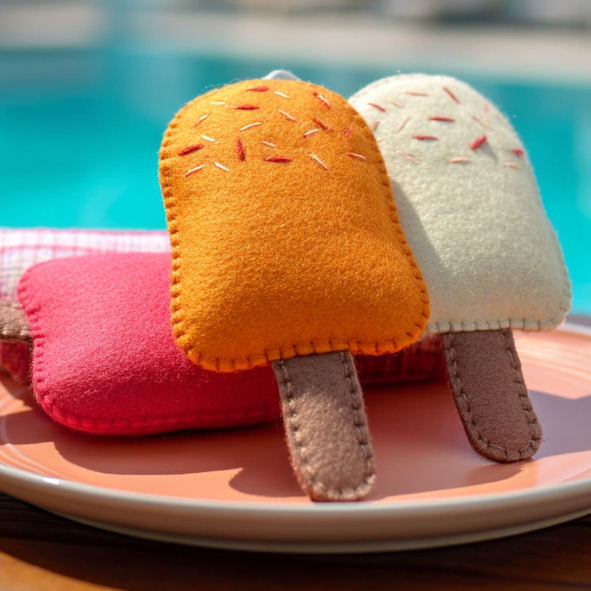 How to make Felt Popsicles