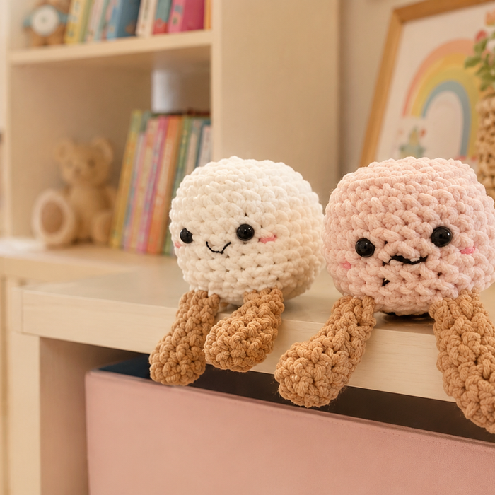 Crochet a Marshmallow Plushie (Jellycat Style)
