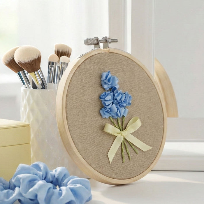Embroider a Silk Ribbon Carnation Bouquet