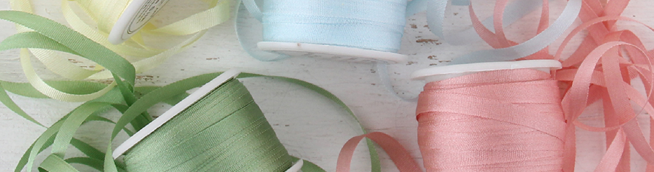 Sewing Machine Ribbons Silk Ribbon Sets | Color Combinations | Ribbon Embroidery — Threadart.com