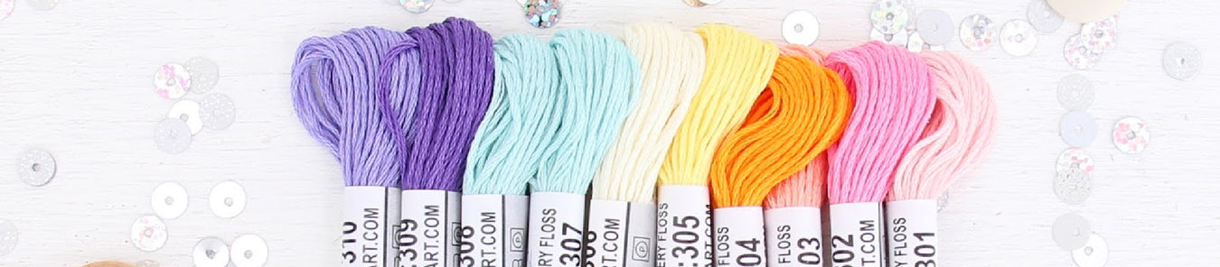 Dido Multicolor Cotton Embroidery Threads Floss Set Handicraft DIY Soft  Colorfast Sewing Skeins Wristband Crafting 7.5 Meters Green 8 Colors