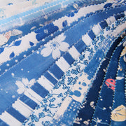 Fat Quarter Bundle - Five Light Blue Precut Cotton Fabrics - Threadart.com