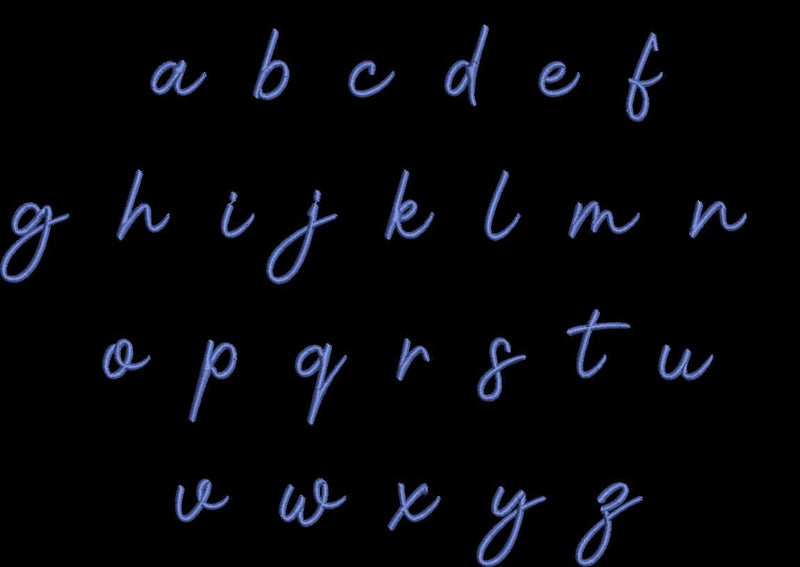 Carlsbad Font Machine Embroidery Design Set - Alphabet Letters Numbers BX Font - Download 9 Formats and 4 Sizes - Threadart.com