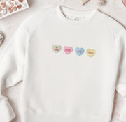 Valentine Candy Heart Designs Single and Row Embroidery Design Instant Download - 12 Variations & Sizes - 8 Formats - ThreadArt - Threadart.com