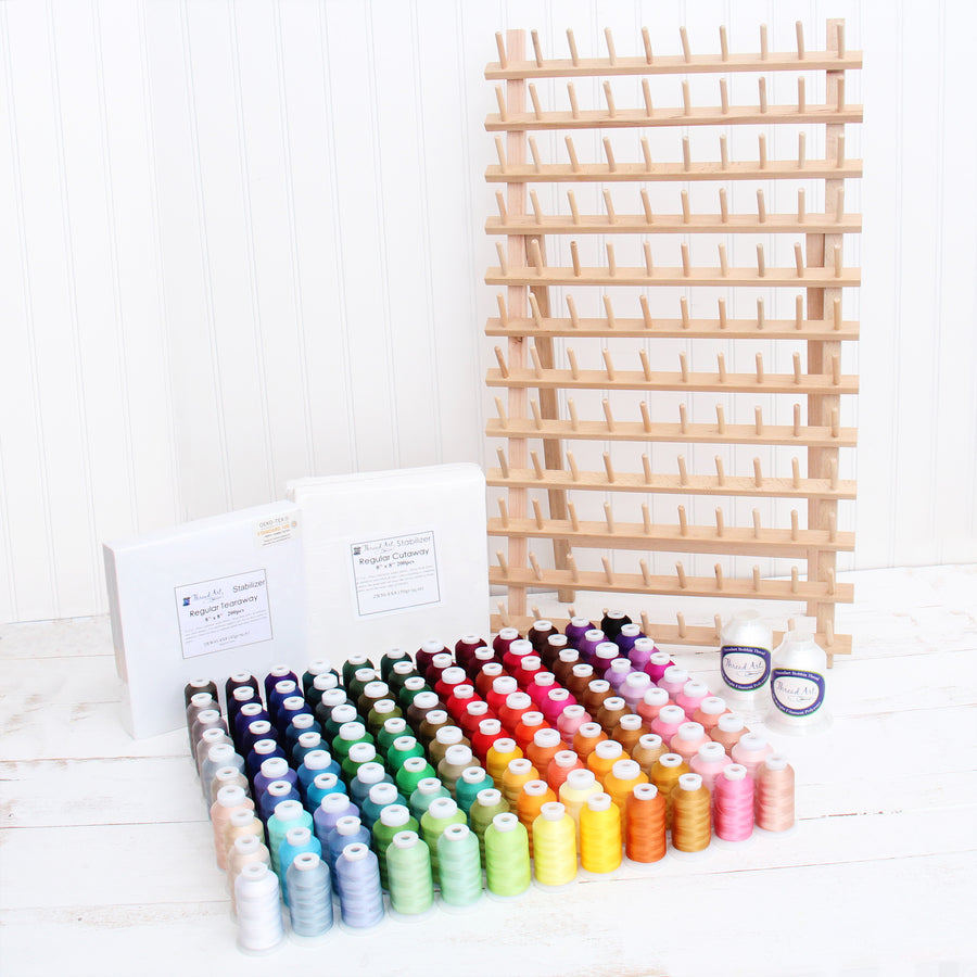 Thread Racks in use