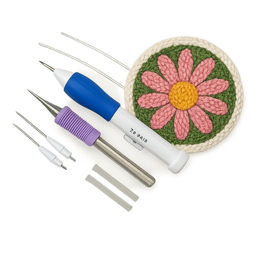 7pcs Needle Punch Tool - 4 Sizes of Needles - Threadart.com