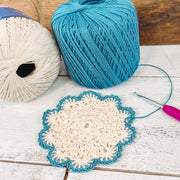 Cotton Crochet Thread - Size 3 - Grey- 140 yds - Threadart.com