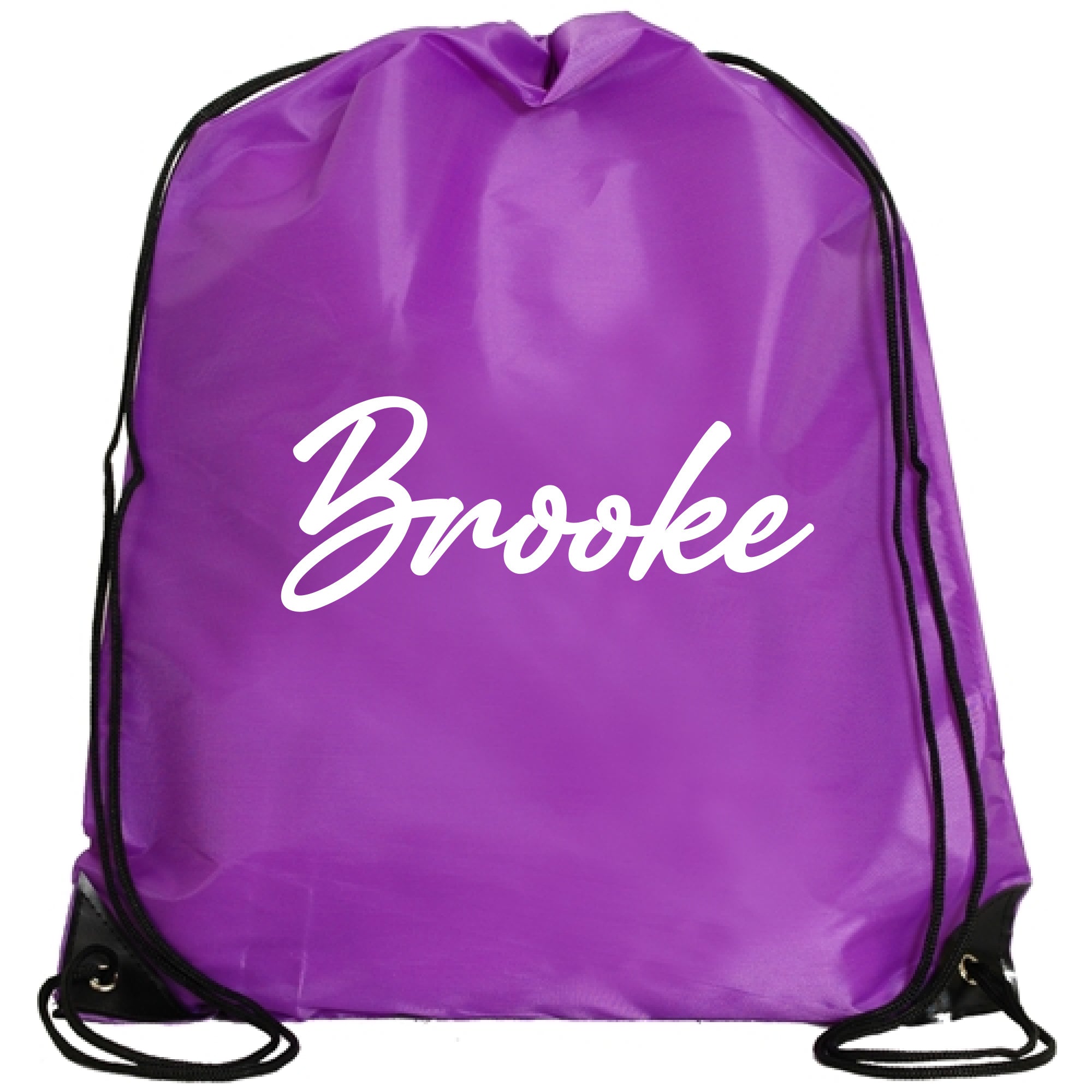Personalized Drawstring Bag with Custom Name - BackPack Cinch Sack