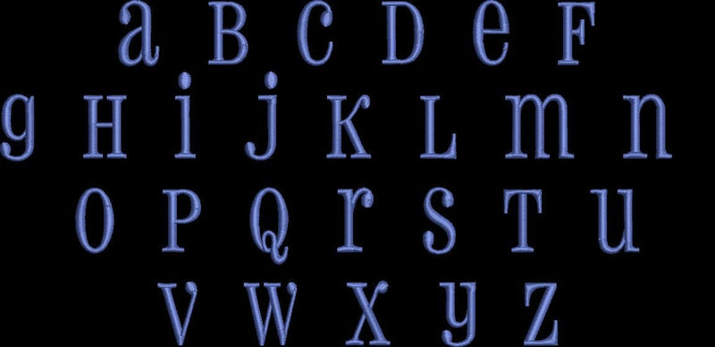 Pharmacy Font Machine Embroidery Design Set - Alphabet Letters Numbers BX Font - Download 9 Formats and 4 Sizes - Threadart.com