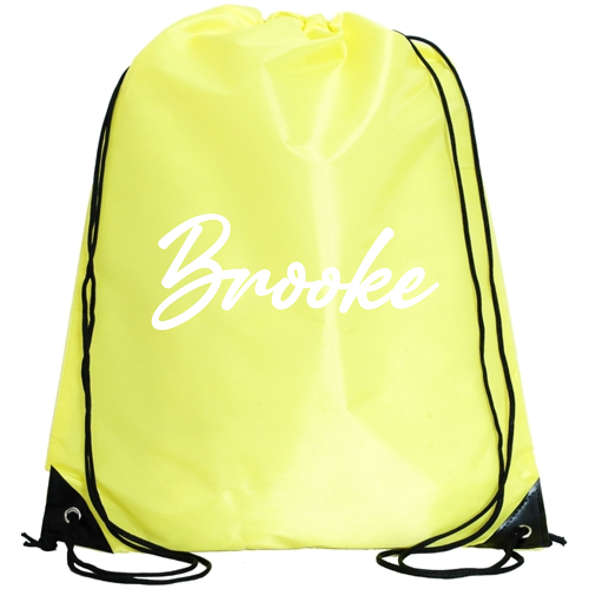 Personalized Drawstring Bag with Custom Name - BackPack Cinch Sack